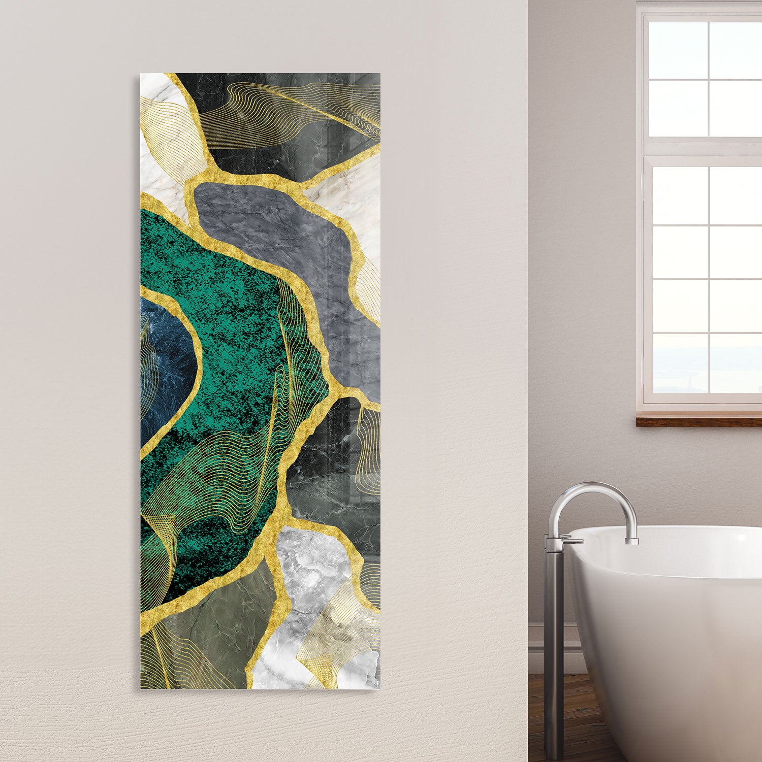 Luxury Green Marble Countertop Slabs - Premium Natural Stone for Kitchen & Bathroom Renovation | Perfect for Countertops, Backsplashes, and Vanity Tops