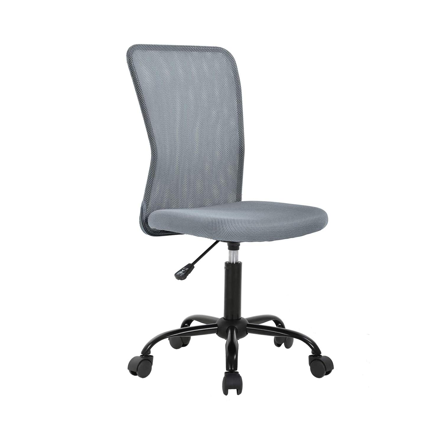Ergonomic Office Chair with Mesh Back - Adjustable Computer Desk Chair for Home & Office, 360° Swivel Rolling Casters, Comfortable Task Chair for Adults (Gray) - Perfect for Long Work Hours & Gaming Sessions