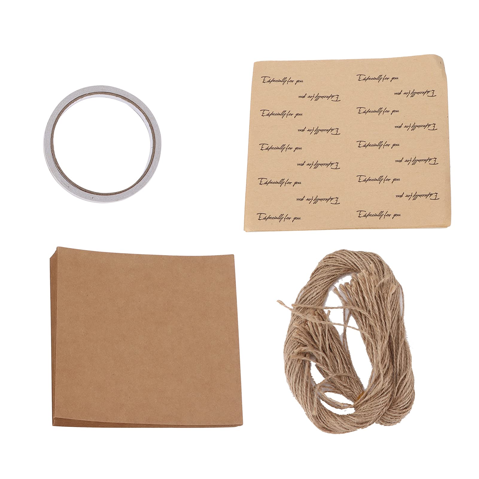 Premium Brown Kraft Wrapping Paper Roll 15x15cm - Eco-Friendly Gift Wrapping Paper for DIY Crafts, Mugs, Soap, Candles & Wine Glasses - Perfect for Christmas, Birthdays & Party Favors