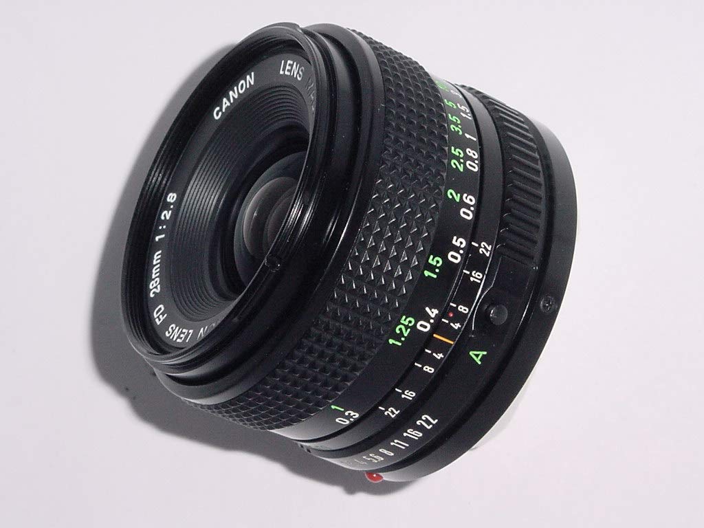 Canon FD 28mm f/2.8 Prime Lens - Vintage Manual Focus Camera Lens for Photography & Film Making - Perfect for Portraits, Street & Low Light Shooting