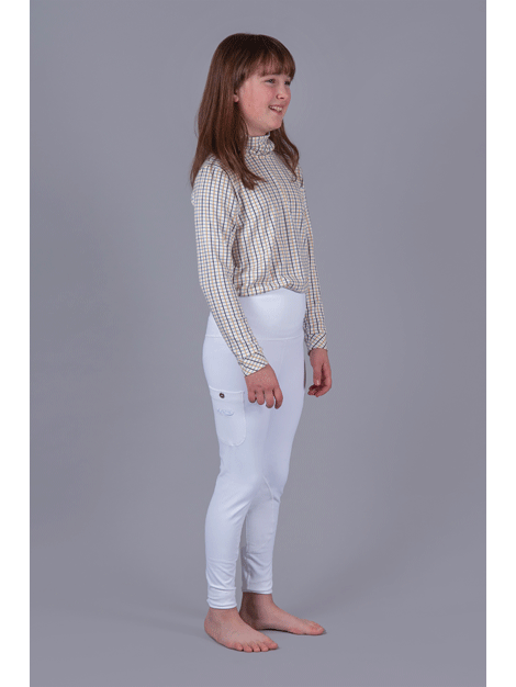 Flexars Kids' Riding Tights - Breathable & Stretchable Equestrian Leggings for Girls & Boys - Perfect for Horseback Riding, Training & Outdoor Activities