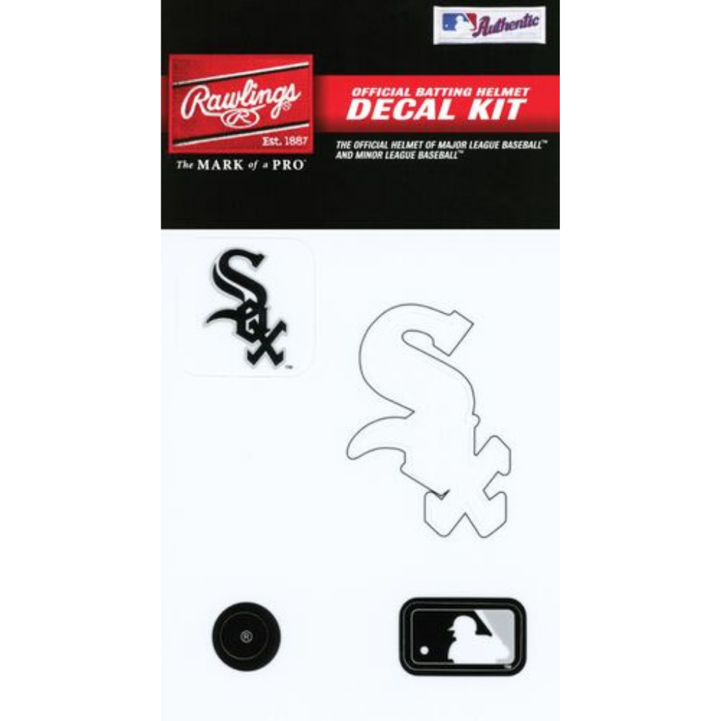 Rawlings MLB Decal Kit - Official Baseball Team Stickers for Helmets, Bats & Locker Decor | Perfect for Fans, Players & Collectors