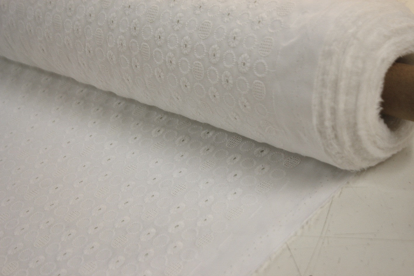Premium Dobby White Fabric - Soft & Breathable Cotton Blend for Dresses, Shirts & Home Decor - Perfect for Sewing, Quilting & DIY Projects