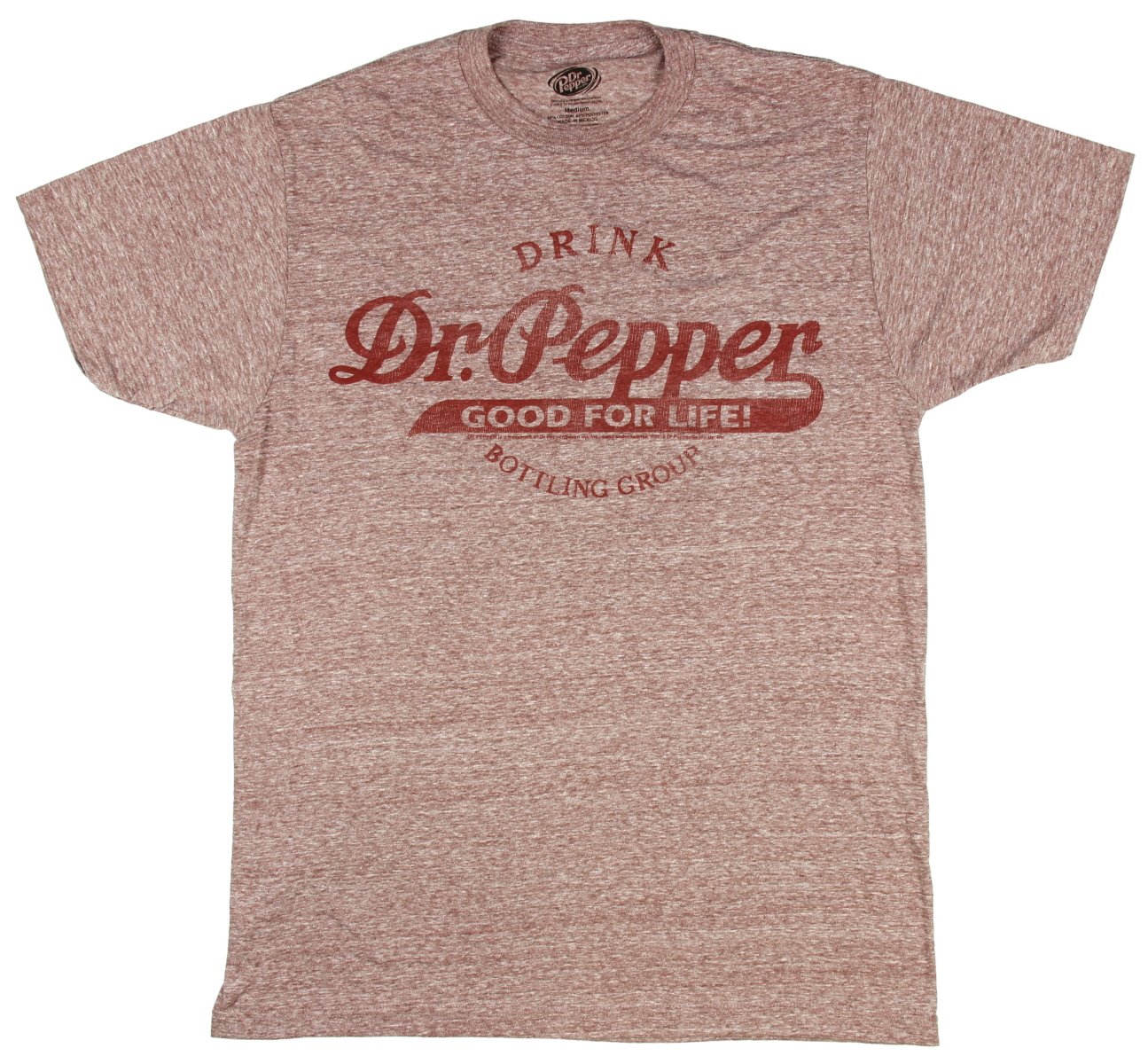 Vintage Dr Pepper Graphic T-Shirt - Distressed Design Cotton Tee for Men & Women (Small) - Perfect for Casual Wear, Retro Parties & Soda Lovers