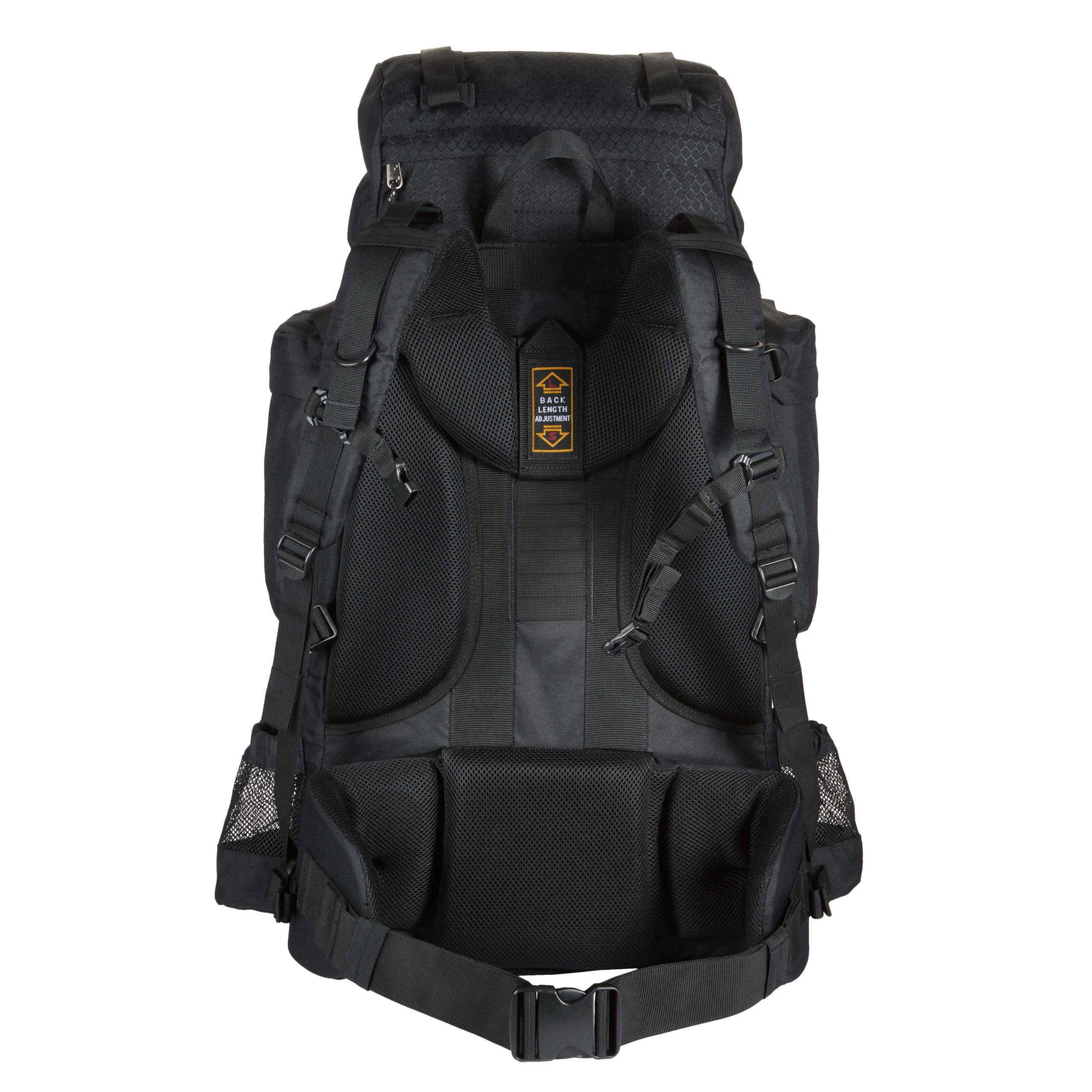 Amazon Basics Internal Frame Backpack - Lightweight Hiking & Travel Backpack with Adjustable Straps, Durable Water-Resistant Material for Outdoor Adventures, Camping & Daily Commute