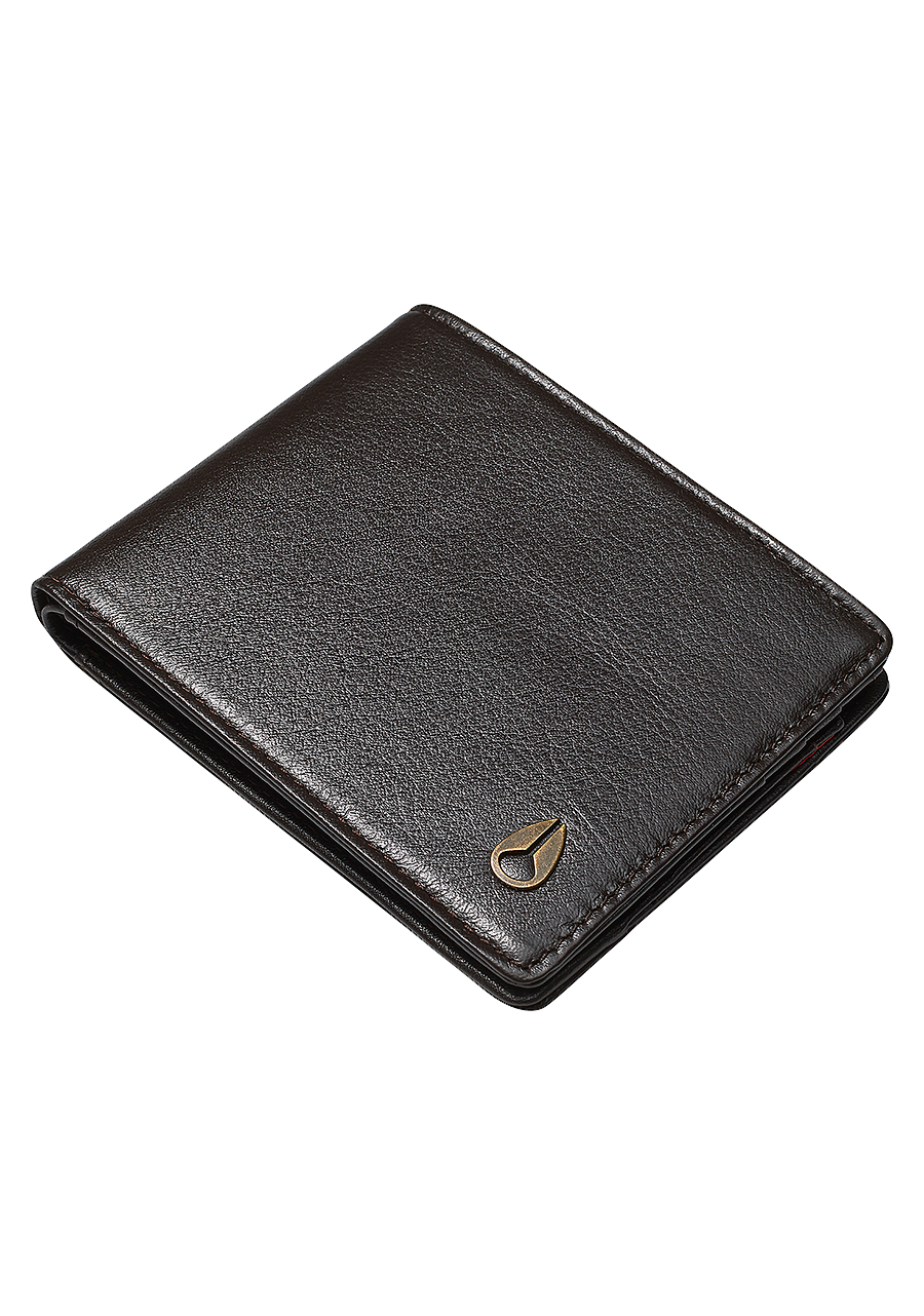 Premium Genuine Leather Wallet for Men - Classic Brown RFID Blocking Bifold Wallet - Perfect for Everyday Use, Travel & Business