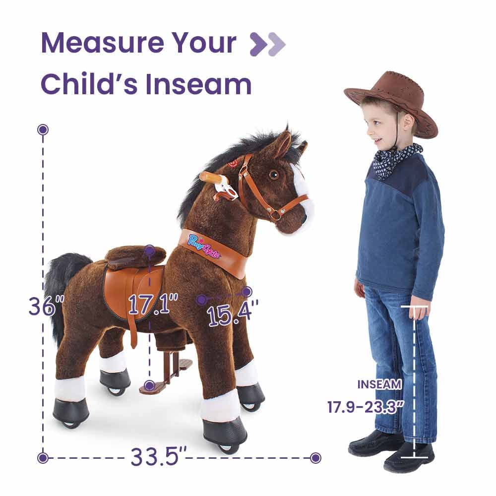 PonyCycle Ride-On Horse Toy for Kids - 36
