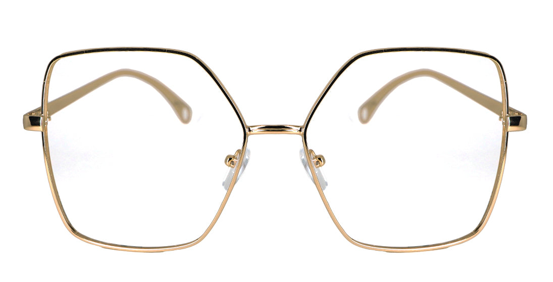 Premium Metal Eyeglasses M10801 - Lightweight Durable Frame for Men & Women - Perfect for Reading, Work & Everyday Use