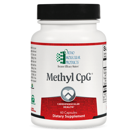OrthoMolecular Products Methyl CpG® - Premium Methylation Support Supplement for Optimal Health & Wellness - Ideal for Detox, Immune Support & Cellular Function