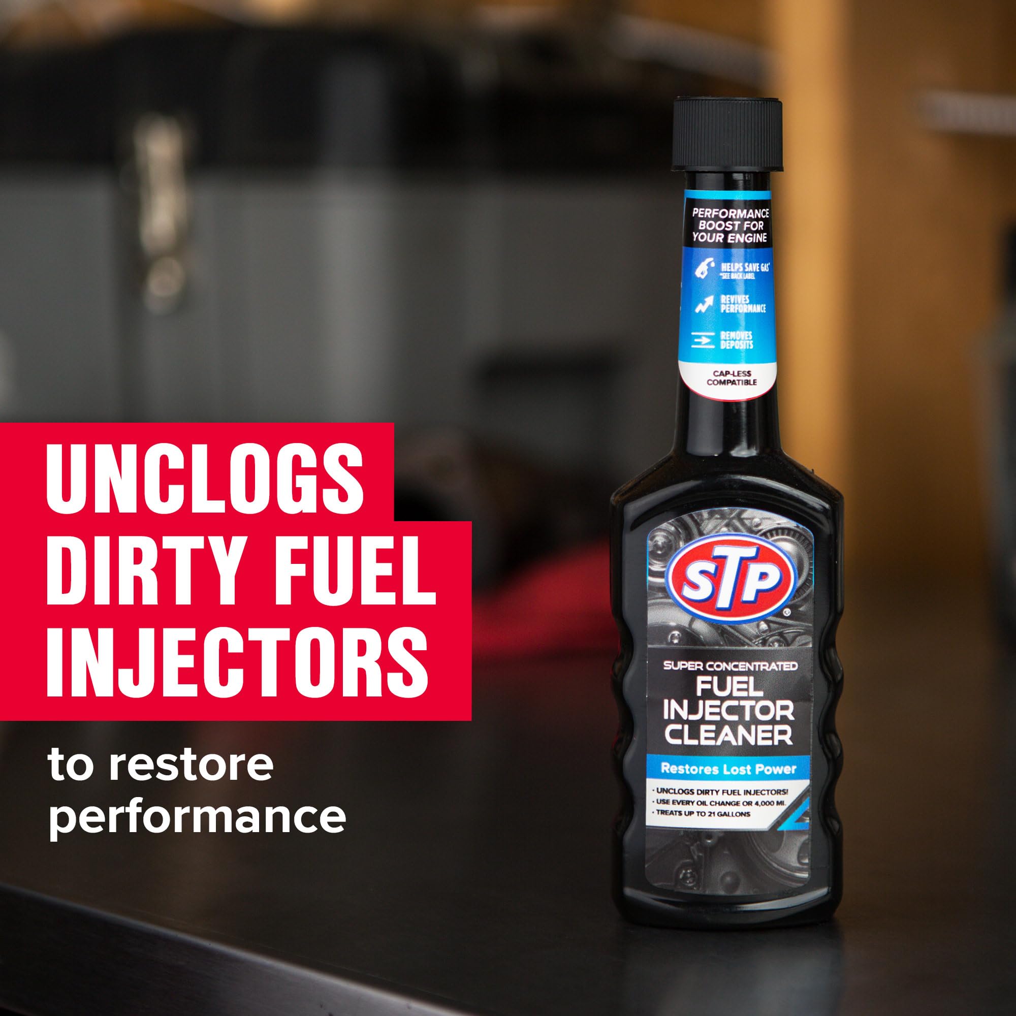 STP Super Concentrated Fuel Injector Cleaner - 5.25 Fl Oz (Pack of 12) | Improves Engine Performance & Gas Mileage | For Cars, Trucks & SUVs