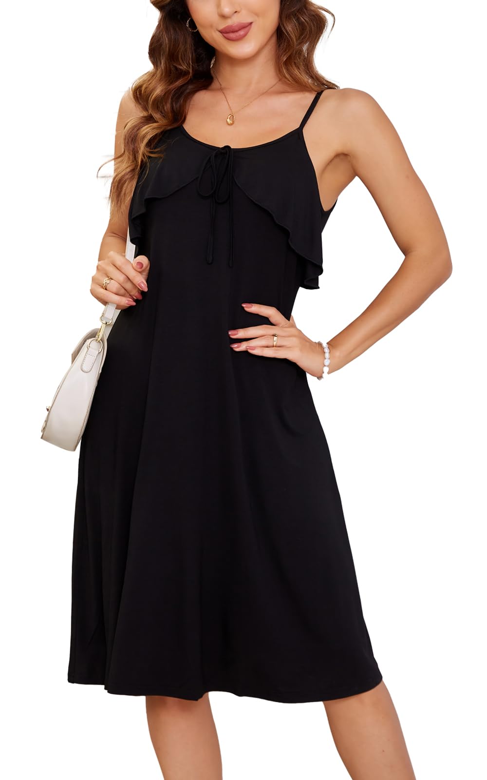 Original Kimono Women's Full Slips - Adjustable Spaghetti Strap Underdress & Sleeveless Nightgown Chemise (Sizes S-XXL) | Perfect for Sleepwear, Loungewear & Layering Under Dresses