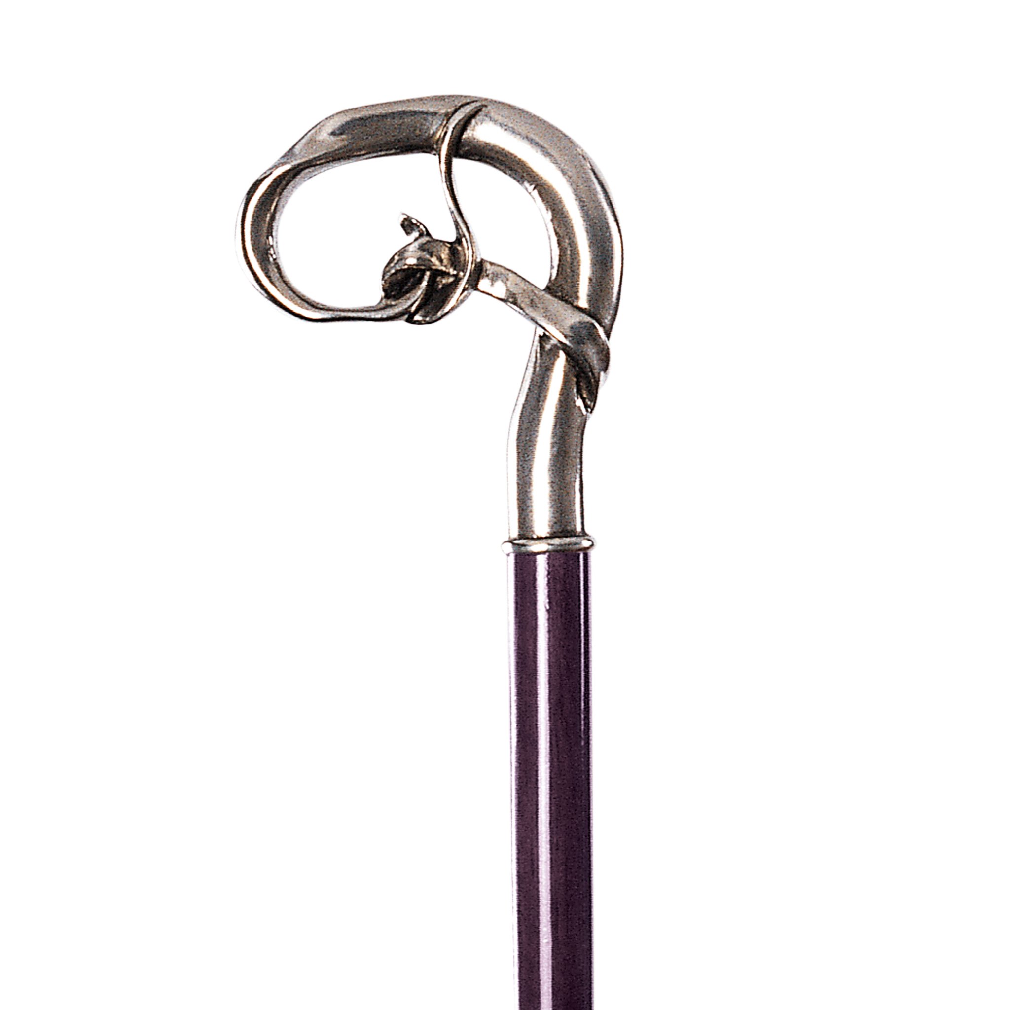 Design Toscano Pewter Walking Cane - Elegant Handcrafted Walking Stick for Men & Women - Perfect for Hiking, Fashion Accessory, or Collector's Item