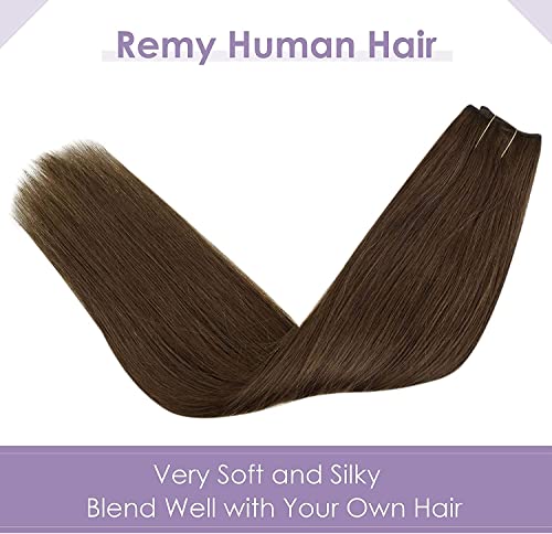 Premium Fish Line Halo Hair Extensions with Invisible Clips - Seamless 100% Human Hair Extensions for Length & Volume - Perfect for Weddings, Parties & Daily Styling