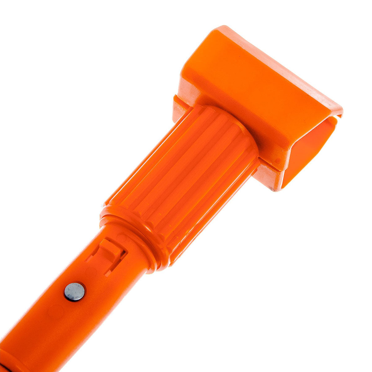 Carlisle 36947524 Heavy-Duty Jaw Style Mop Handle - 60 Inch Orange Cleaning Tool for Commercial & Home Use - Perfect for Floor Mopping, Janitorial Services & Household Cleaning