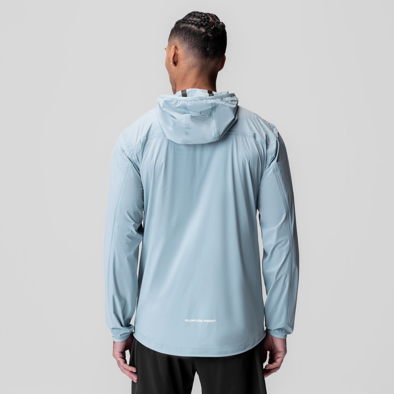 Aerotex™ Lightweight Windbreaker Jacket for Men & Women - Breathable, Water-Resistant, Packable Outdoor Jacket - Perfect for Hiking, Running, Travel & Everyday Wear - Light Sky Blue
