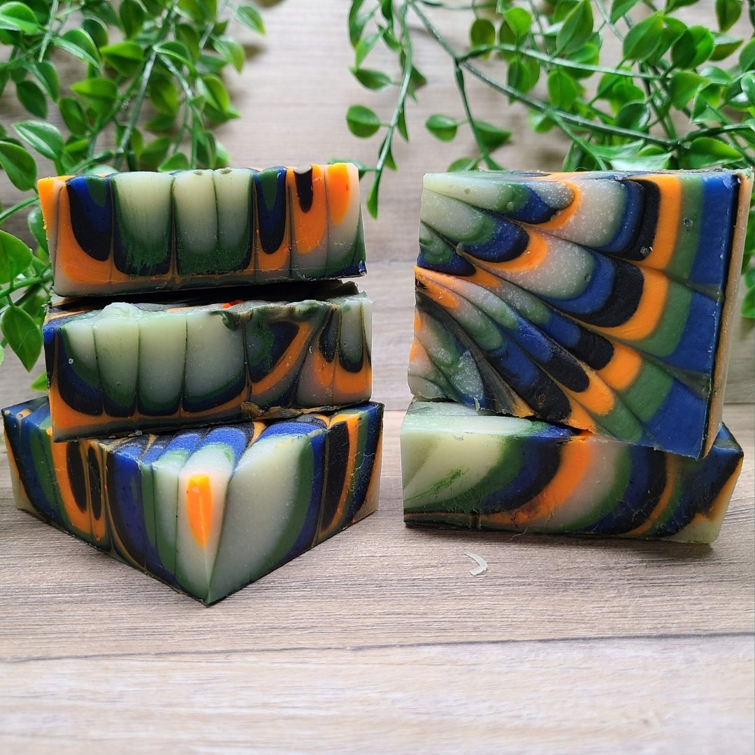 Professional Soap Making Class - Learn Peacock Column Pour Technique | DIY Handmade Soap Crafting for Home Spa & Gift Ideas