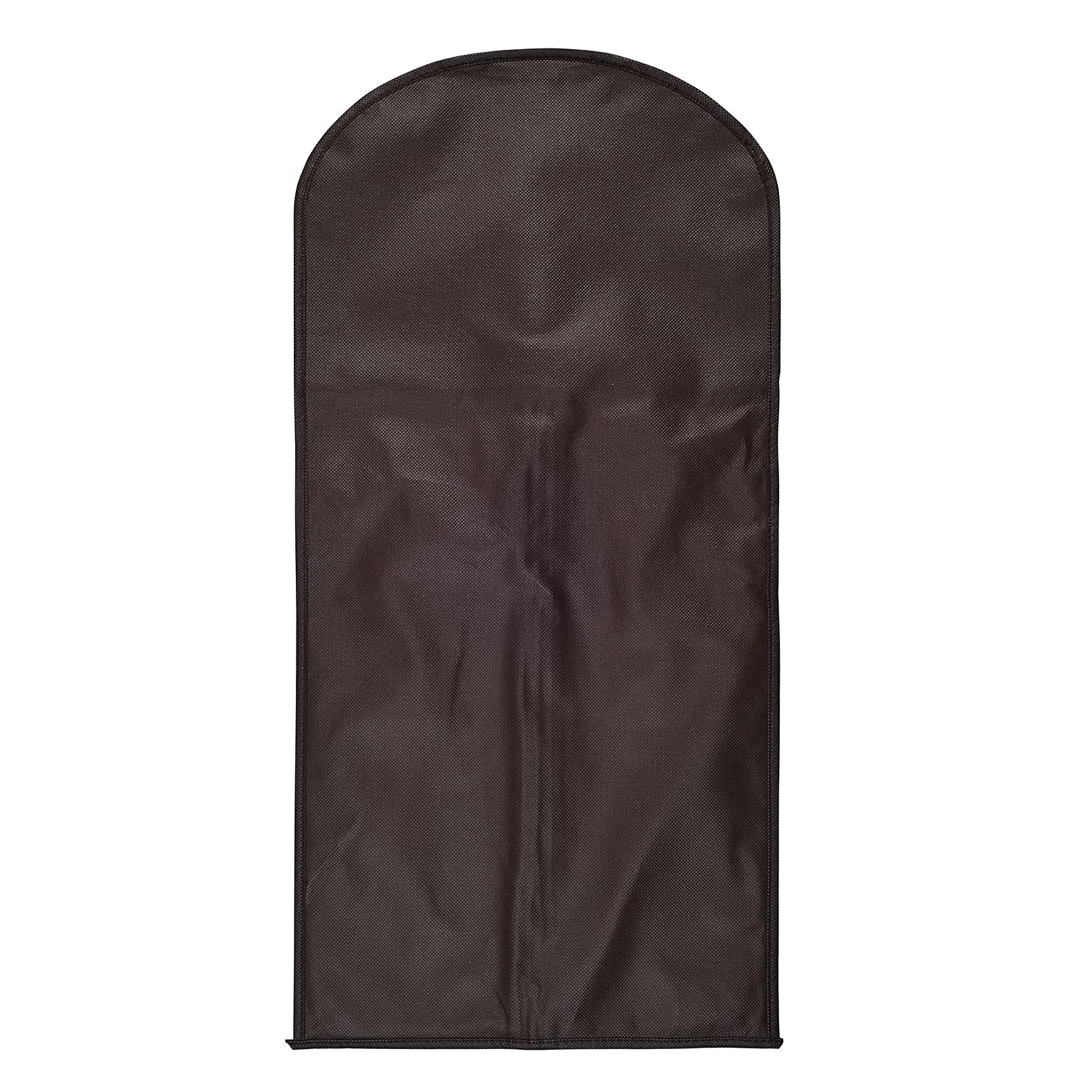 5-Piece Wig Storage Bag Set with Wooden Hangers - Professional Hair Extensions Organizer, Dust-Proof Wig Pouch Case (5 Coffee Wig Bags + 5 Black Hangers) - Perfect for Salon, Home Wig Storage & Travel