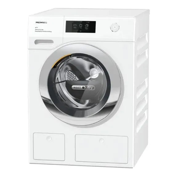Miele 9kg/5kg Front Load Washer Dryer Combo - Energy Efficient White Laundry Machine for Home & Apartment Use