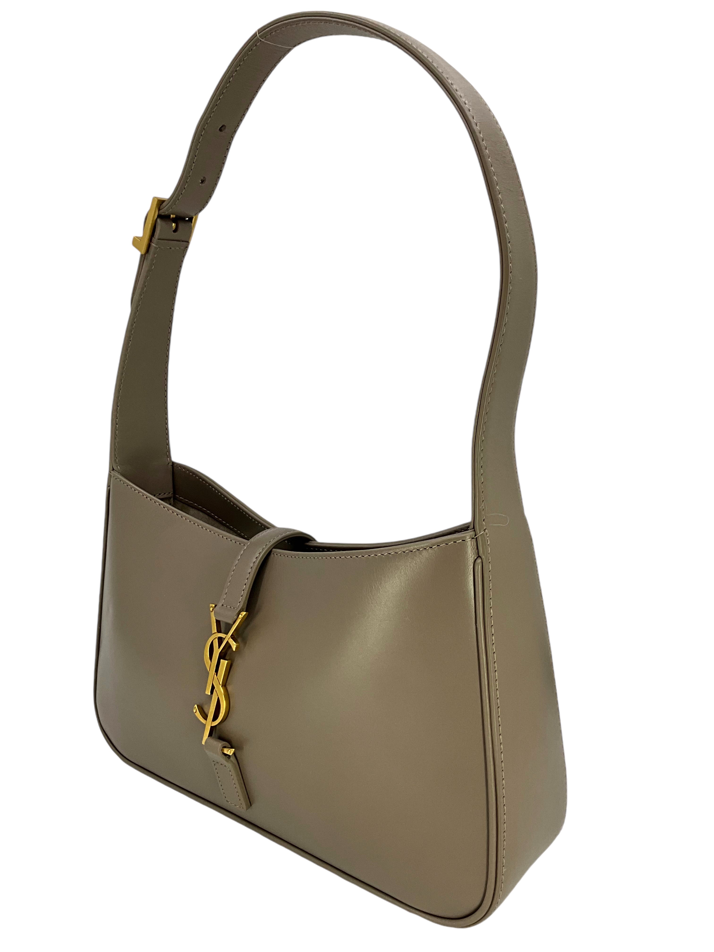 Saint Laurent Le 5 à 7 Smooth Leather Hobo Bag - Luxury Designer Shoulder Bag for Women | Perfect for Work, Evening Events & Everyday Use