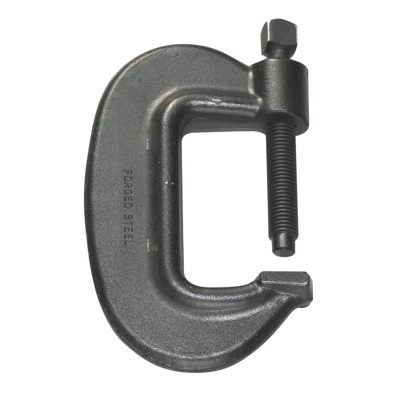 Williams CC-8AAW 8.5-Inch Heavy Duty C Clamp with Swivel Pads - Industrial Strength Metal Clamping Tool for Woodworking, Welding, and DIY Projects