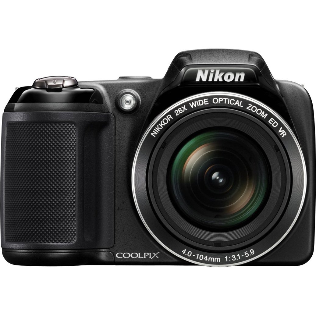Nikon Coolpix L320 16.1MP Digital Camera with 26x Optical Zoom - Black | HD Photography for Travel, Wildlife & Events | Compact Point & Shoot Camera with Long Zoom Lens