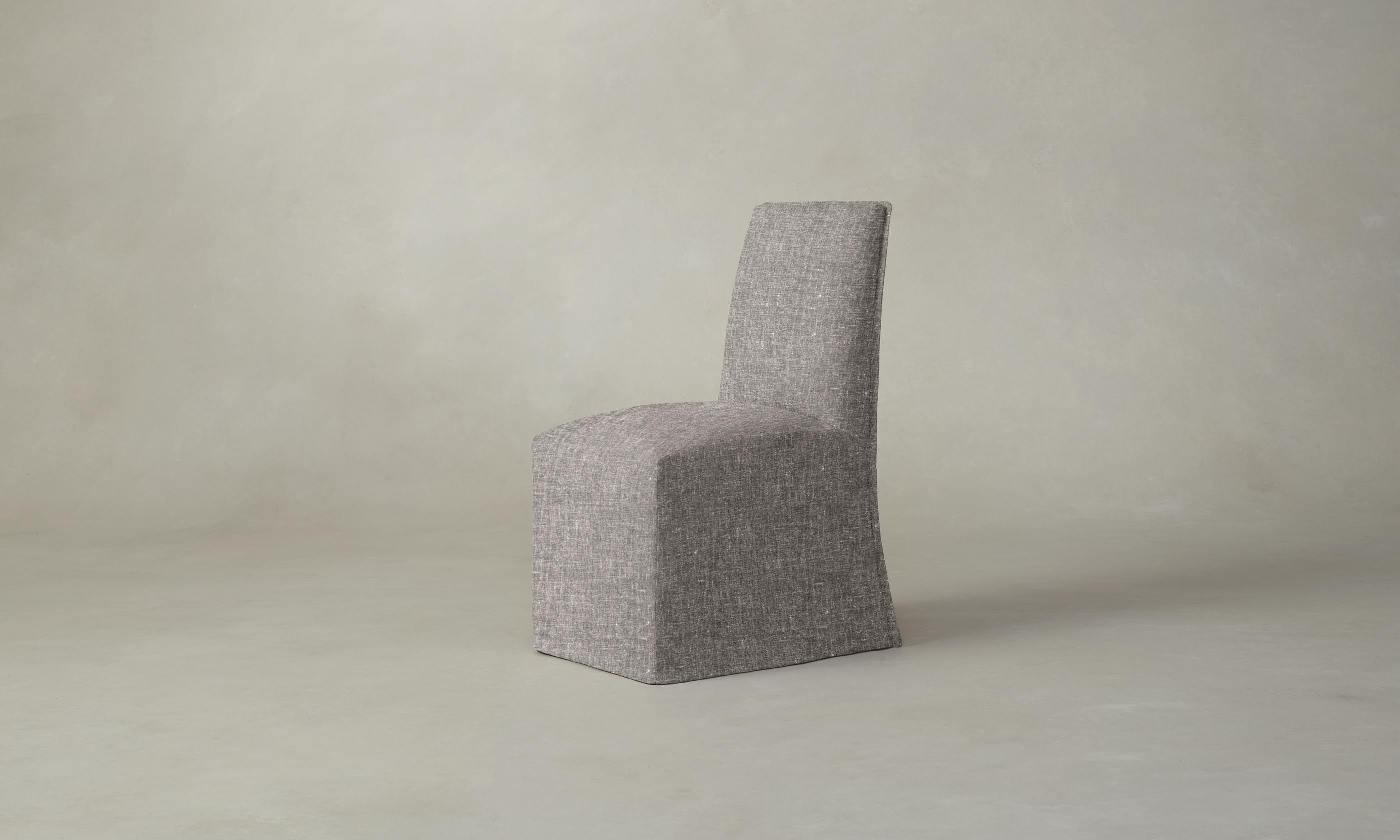Stylish Beacon Dining Chair with Heritage Belgian Linen Upholstery in Carob Brown - Perfect for Modern Farmhouse, Dining Room & Kitchen Decor