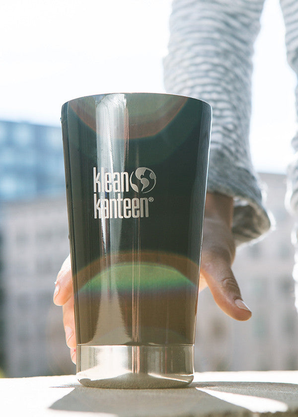 Klean Kanteen 16oz (473mL) Vacuum Insulated Stainless Steel Tumbler - Keeps Drinks Hot/Cold for Hours - Perfect for Coffee, Tea, Water & Outdoor Activities