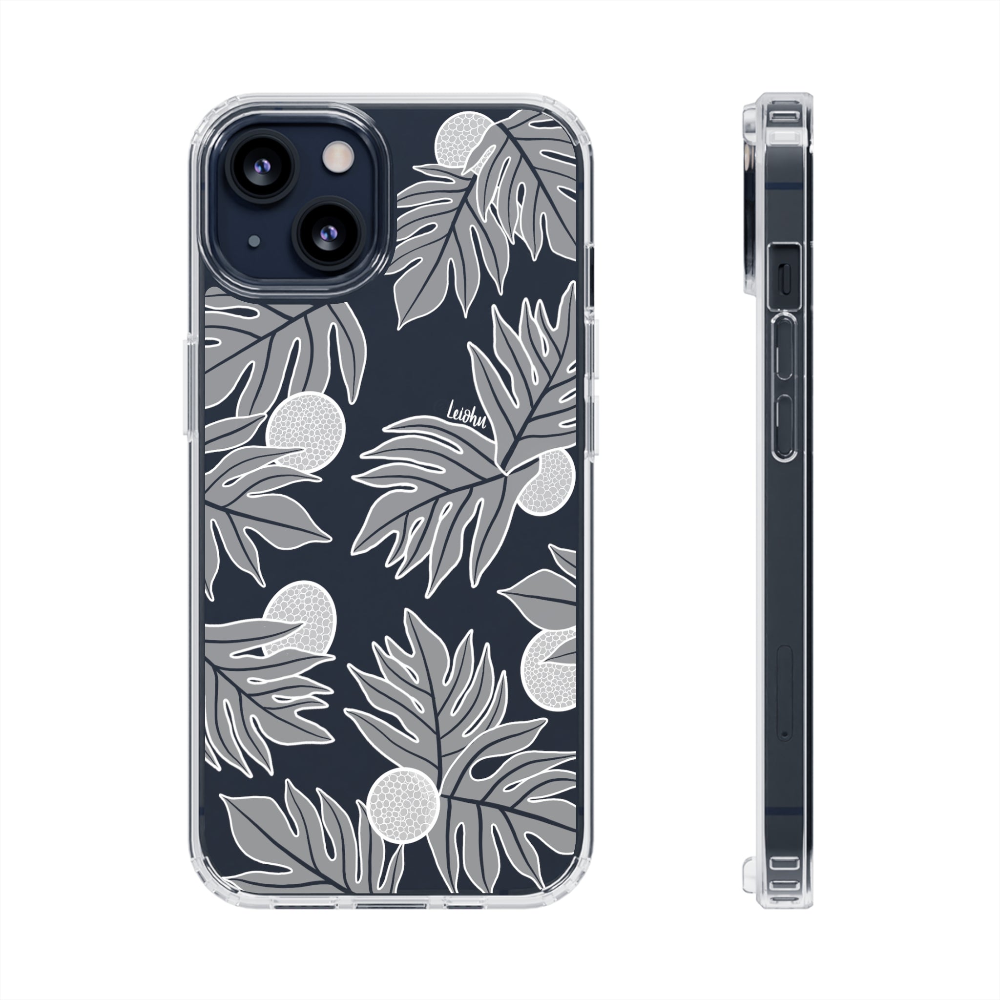 Premium Ulu Ke'oke'o Clear Phone Case - Shockproof & Scratch-Resistant Protective Cover for iPhone 14/13/12/11 Pro Max - Perfect for Outdoor Adventures, Travel & Daily Use