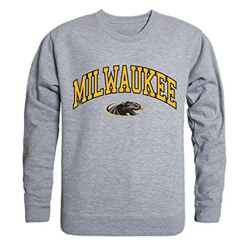University of Wisconsin Milwaukee Campus Crewneck Pullover Sweatshirt - Black | Comfortable College Sweater for Students & Alumni | Perfect for School Spirit, Game Days & Casual Wear
