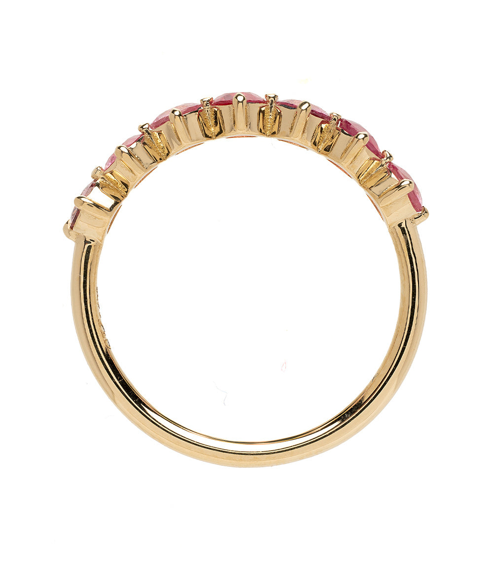 Claudette Gemstone Stacking Ring Set - Dainty Stackable Rings for Women, Minimalist Jewelry Gift for Her - Perfect for Layering, Everyday Wear & Special Occasions