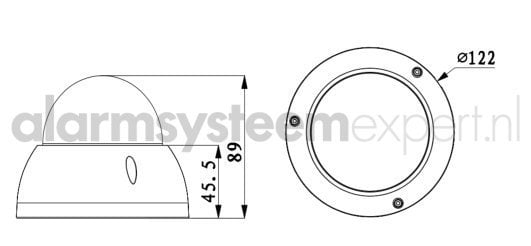 4MP Mini PTZ PoE Dome Security Camera IPC SD22404DB GNY - Indoor/Outdoor Surveillance for Home & Business