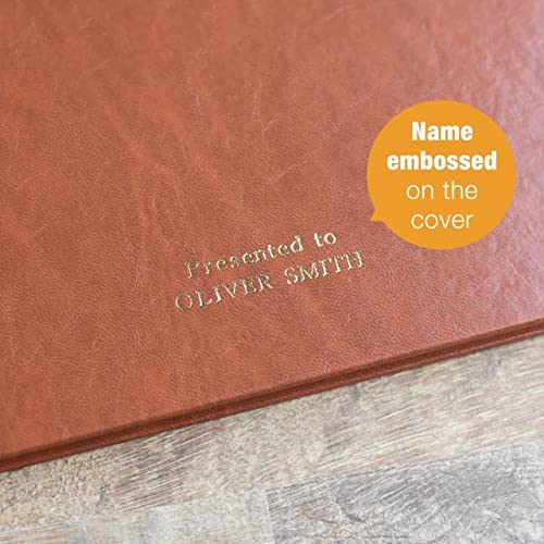 Personalized College Football Newspaper History Book - A3 Large Deluxe Hardcover Gift for Football Fans, Alumni & Students | Perfect for Graduation, Birthday & Game Day Memorabilia