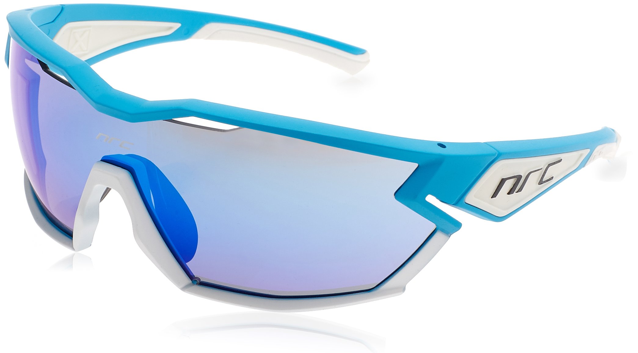 NRC x2 Zoncolan Unisex Blue/White Sunglasses for Men & Women – UV Protection, Lightweight & Stylish – Perfect for Outdoor Sports, Driving & Beach Vacations