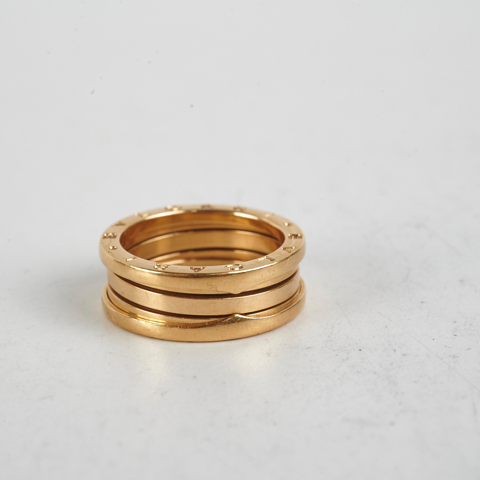 Bvlgari B Zero 1 Ring - 18K Yellow Gold Men's Size 57 (US 7.5) - Luxury Italian Jewelry for Gifts, Weddings & Special Occasions