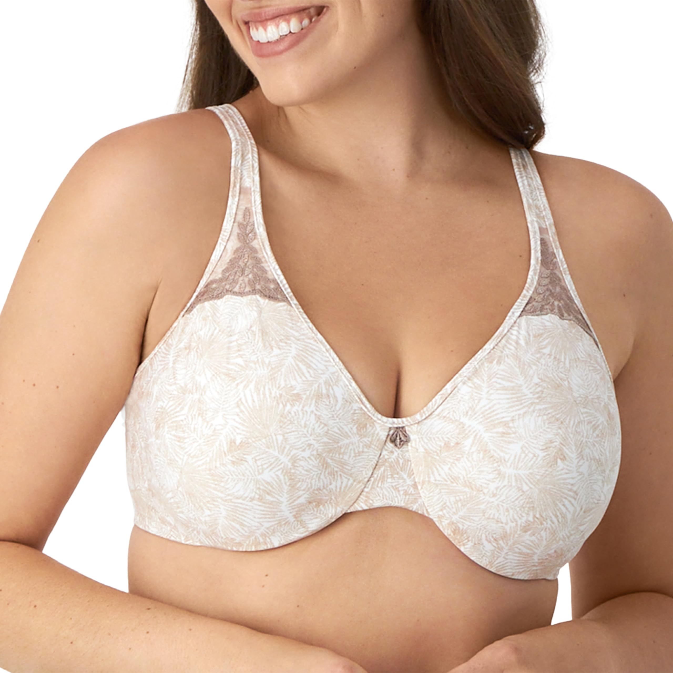 Bali Women's Minimizer Bra - Full Coverage Underwire Bra with Seamless Cups for Comfort & Support | Perfect for Everyday Wear, Work & Active Lifestyles