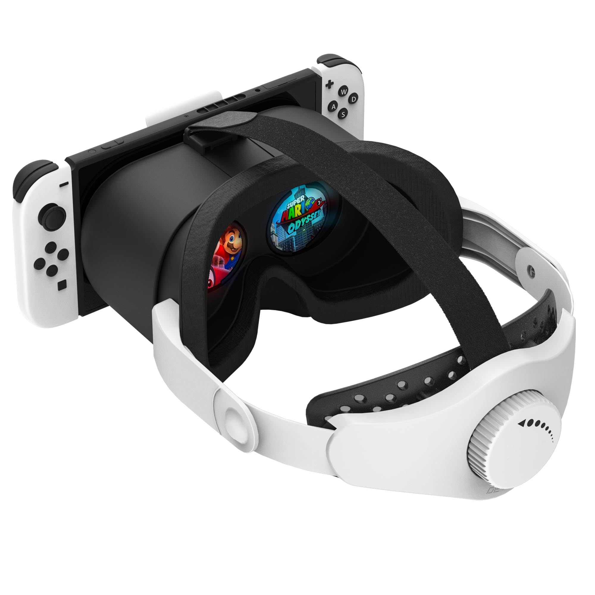 Nintendo Switch VR Headset with Elite Strap - Adjustable 3D VR Glasses for Switch & OLED Model | Lightweight Comfort Design for VR Gaming & Switch Labo VR Kit | Perfect for Home Entertainment & Virtual Reality Experiences