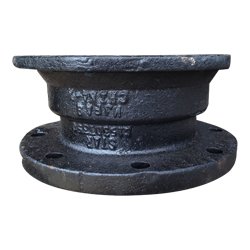 MJFA08 8 Inch MJ x Flange Ductile Iron Pipe Adapter - Heavy Duty Water Supply & Drainage Fittings for Plumbing, Irrigation & Industrial Piping Systems