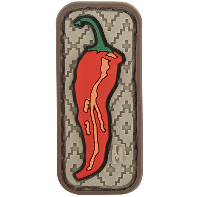 Chili Pepper Morale Patch - Embroidered Iron-On Badge for Military, Tactical & Outdoor Enthusiasts - Perfect for Vests, Backpacks & Gear Customization