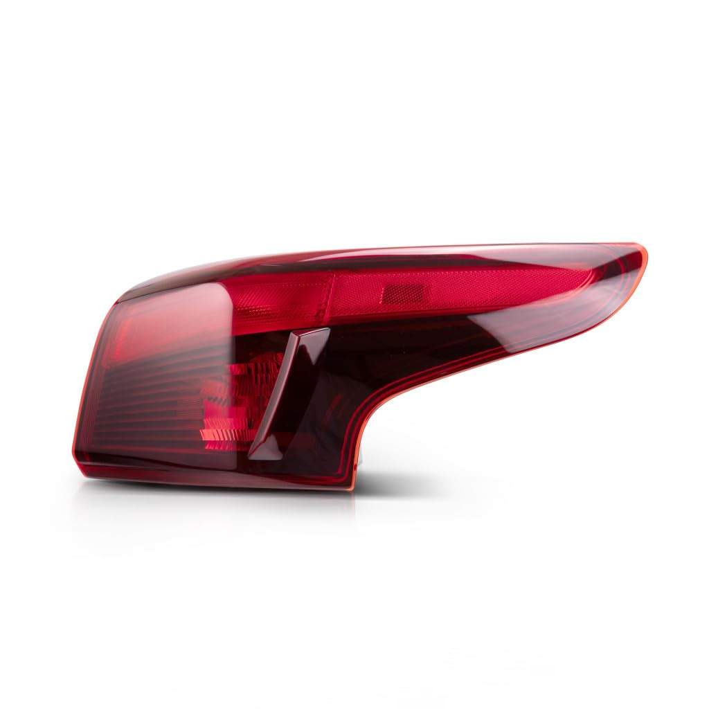 2017-2018-2019 Nissan Rogue Sport/Qashqai Passenger Side Outer Tail Light Assembly Replacement - Compatible with NI2805117 & 26550-6MA0A - Perfect for Night Driving Safety & Car Restoration Projects