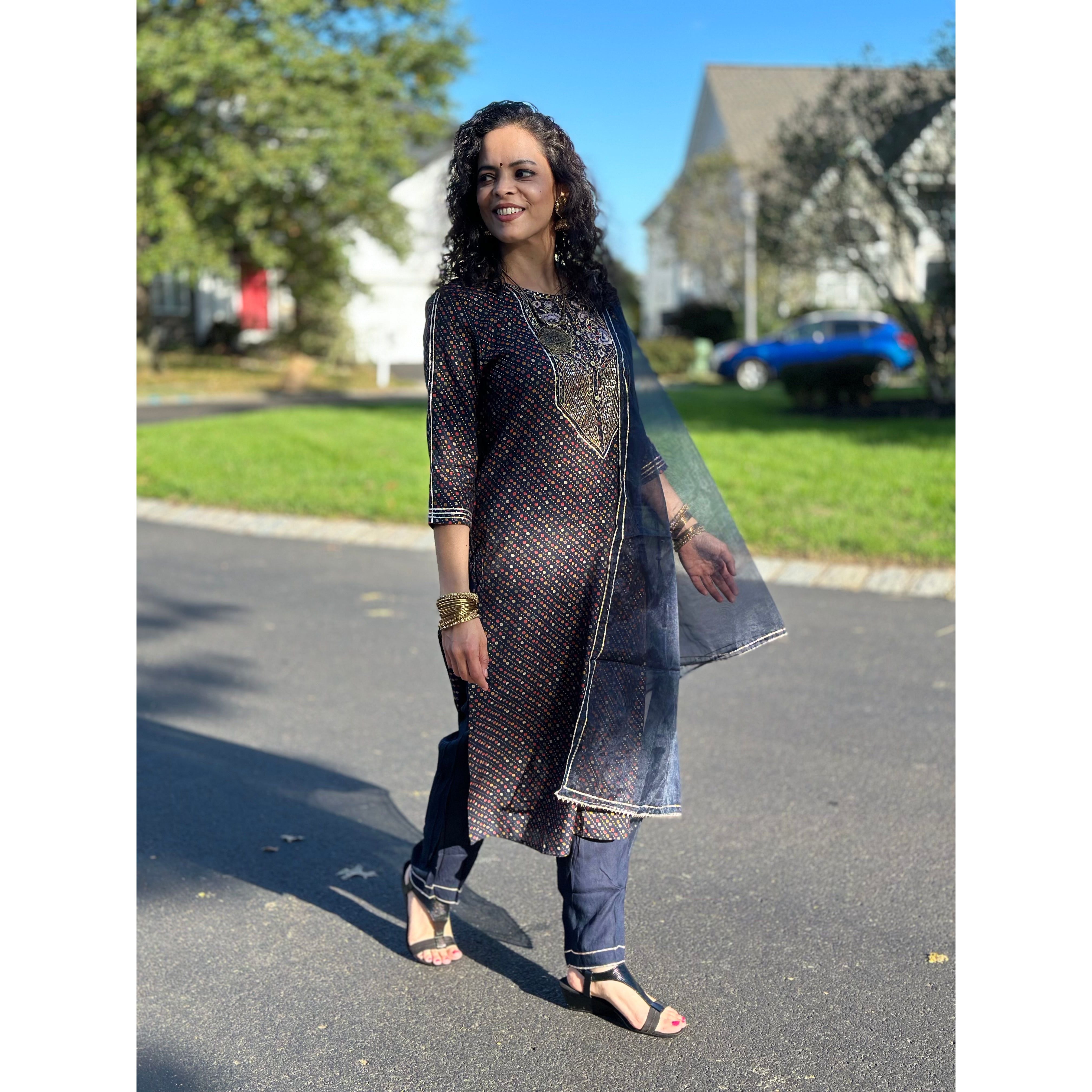 Stylish Festive Kurta Set for Women - Elegant Party Wear Outfit for Diwali, Weddings & Special Occasions