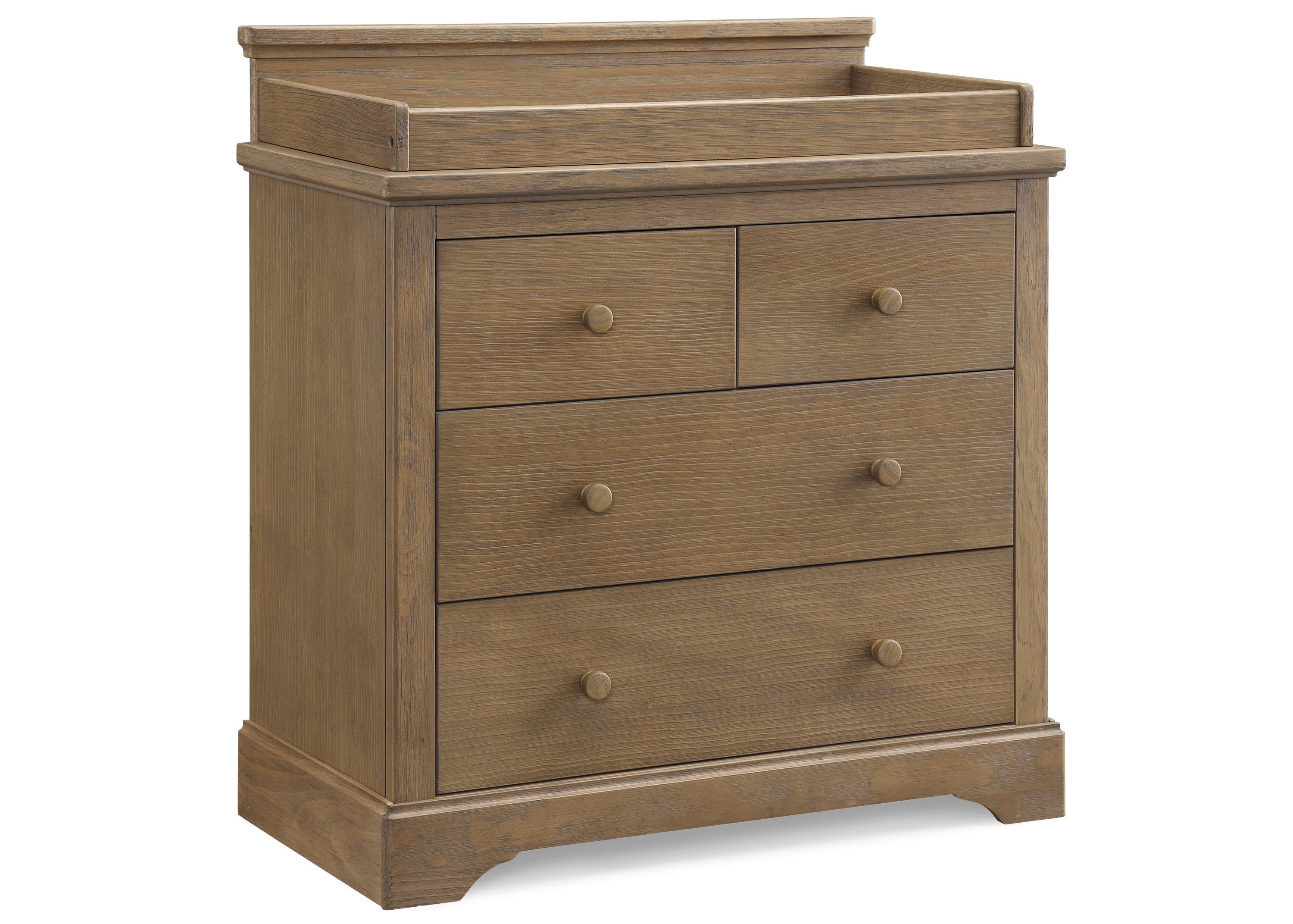 Paloma 4-Drawer Baby Dresser with Changing Table Top | Sturdy Nursery Storage with Interlocking Drawers | Perfect for Baby Room Organization & Diaper Changing Station