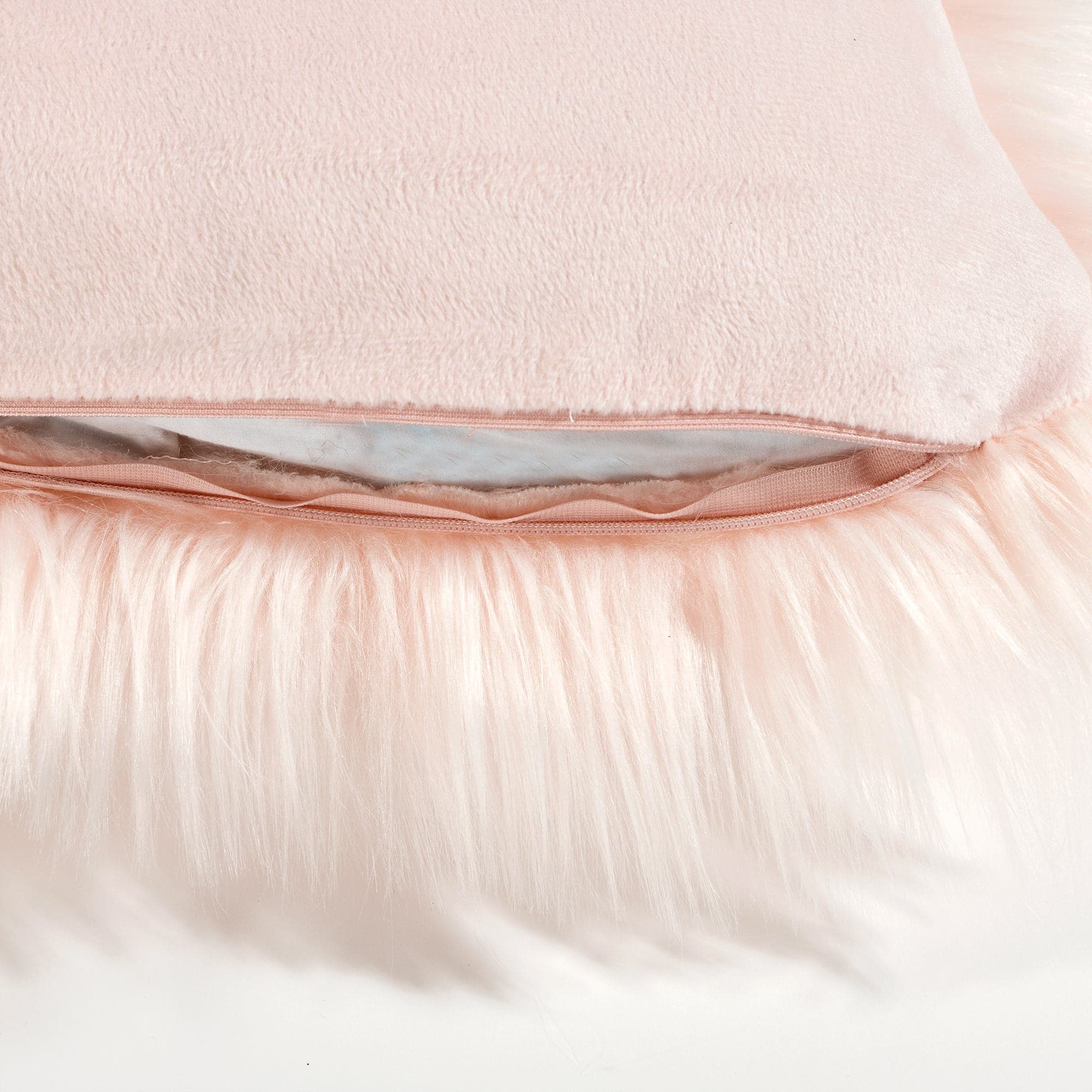 Soft Mongolian Luca Faux Fur Pillow Cover - Luxury Decorative Throw Pillow Case for Sofa, Bed, Couch - Cozy Home Decor for Living Room & Bedroom