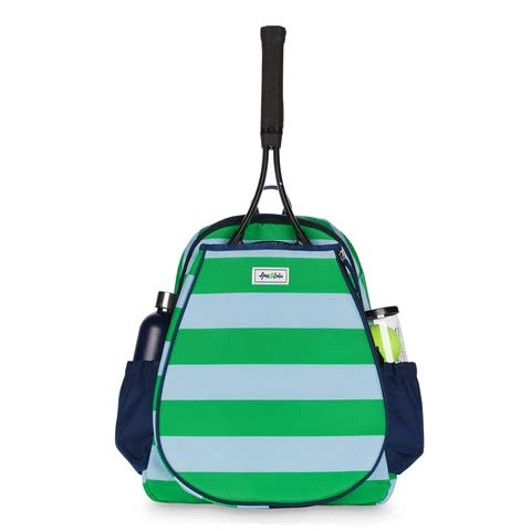 Ame & Lulu Grasshopper Game On Tennis Backpack - Lightweight Durable Sports Bag for Women & Men - Perfect for Tennis, Gym, Travel & School - Water-Resistant with Multiple Pockets