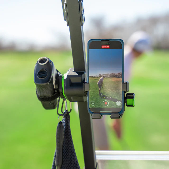 RiderStack Magnetic Golf Cart Phone Holder - Universal Smartphone Mount for Golf Carts, Trucks & ATVs | Secure Hands-Free Navigation & GPS Accessory for Golfing, Off-Roading & Outdoor Adventures