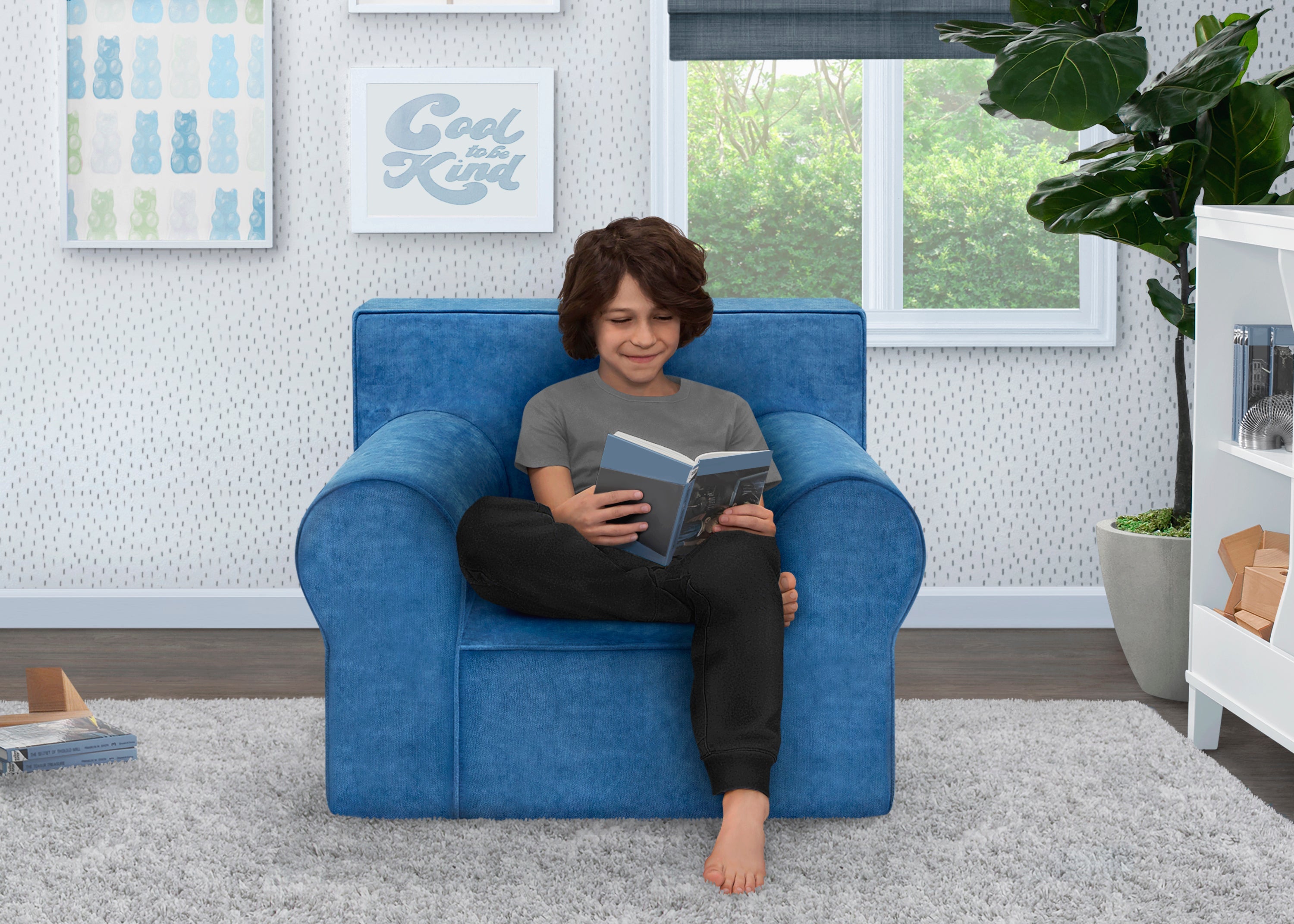 XL Cozee Foam Chair for Kids - Soft & Comfortable Floor Seating for Ages 18 Months to 12 Years - Perfect for Playrooms, Bedrooms & Reading Nooks