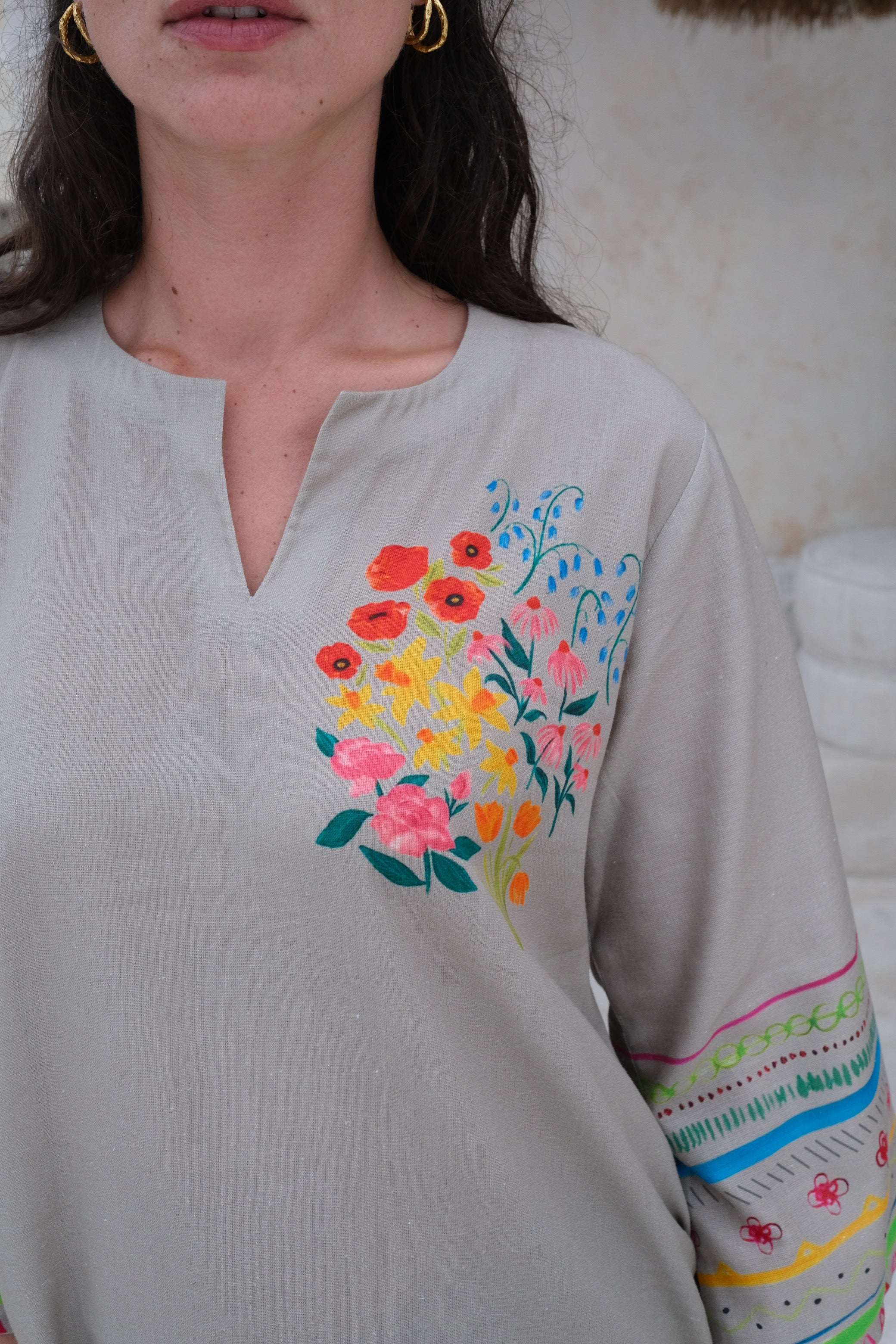 Stylish Positano Tunic for Women - Flowy Summer Beach Dress - Perfect for Vacation, Resort Wear & Casual Outings