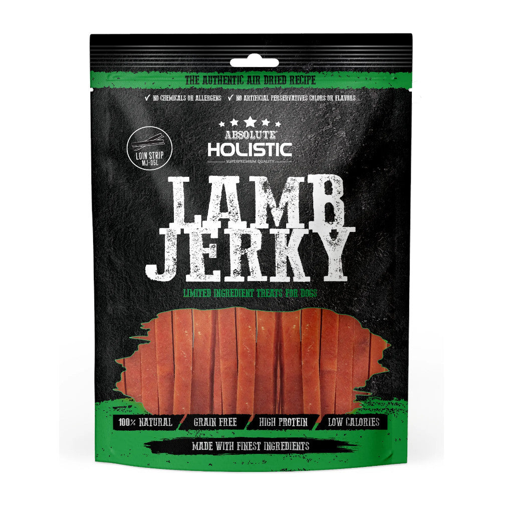 Absolute Holistic Flavored Jerky Dog Treats 100g - Natural & Healthy Snacks for Dogs - Perfect for Training, Rewards & Travel