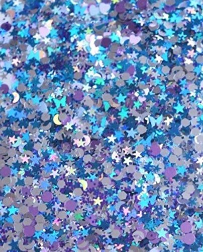 Hongbe MERMAID Chunky Body Glitter 10g - Festival Makeup, Face, Body, Hair & Nails - Perfect for Raves, Halloween, Cosplay & Photo Shoots