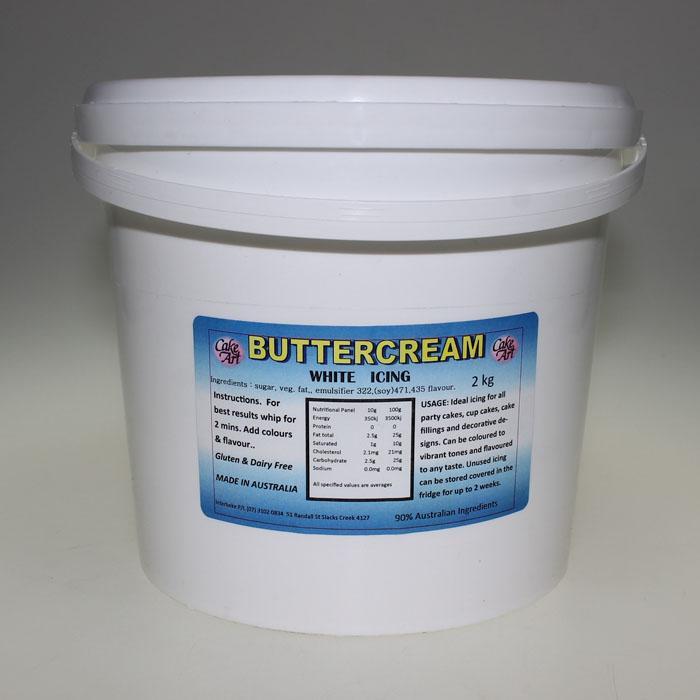 Premium White Buttercream Icing for Cakes - Perfect for Wedding Cakes, Birthday Cakes & Cupcake Decorating