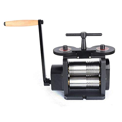 85mm Rolling Mill Machine for Jewelry Making - Metal Sheet & Wire Flat Press Tool - DIY Repair & Metalworking (Black) - Perfect for Jewelers, Blacksmiths & Metal Crafters